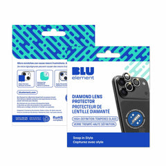 Blu Element Diamond 1 by 1 Lens Protector Grey for iPhone 17 Pro/17 Pro Max