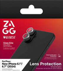200116123 InvisibleShield Glass Elite Anti-Reflective Glitter Lens Protector iPhone 16/16 Plus