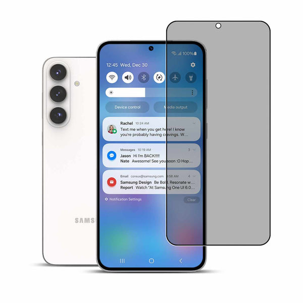 22 Cases Privacy Tempered Glass Screen Protector for Samsung Galaxy S26