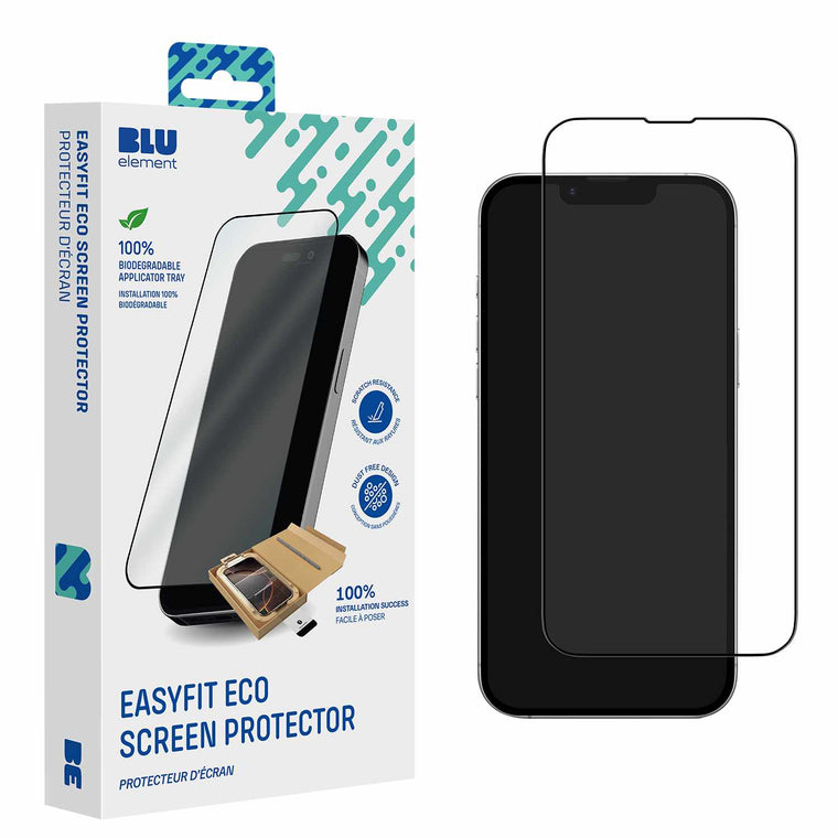 Blu Element EasyFit Eco Screen Protector for iPhone 17e/16e/14/13 Pro/13