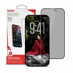 22 Cases Privacy Glass Screen Protector with 2.5D Curved Edge for iPhone 18 Pro