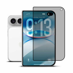 22 Cases Privacy Glass Screen Protector with 2.5D Curved Edge for iPhone Duo