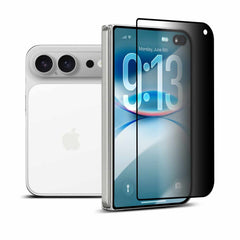 22 Cases Privacy Glass Screen Protector with 2.5D Curved Edge for iPhone Duo