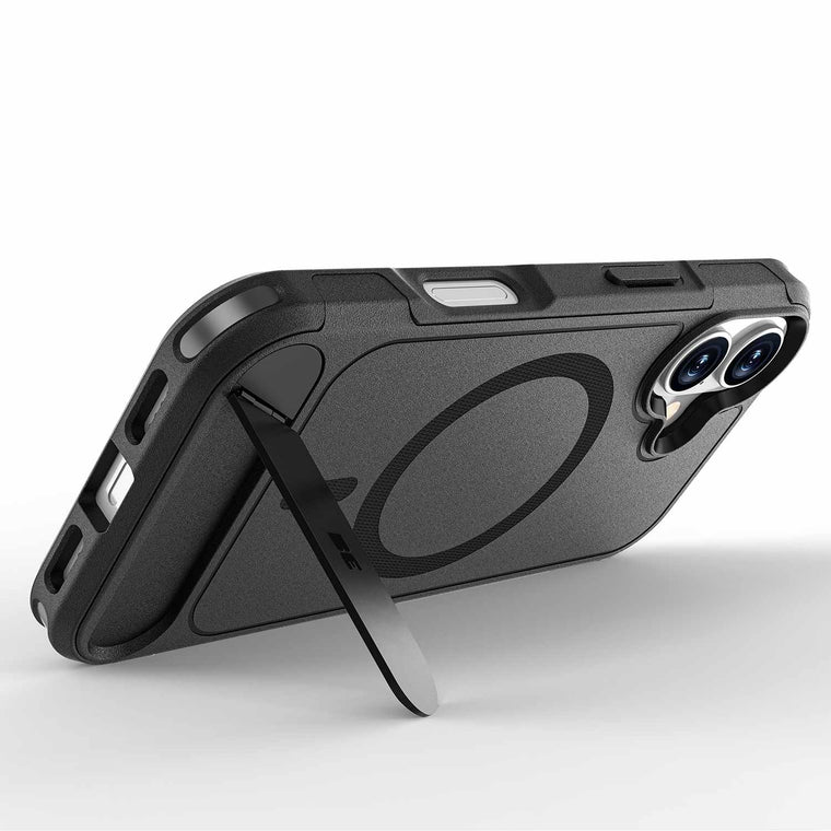 Blu Element Armour Ultra MagSafe w/Kickstand Case Black for iPhone 17