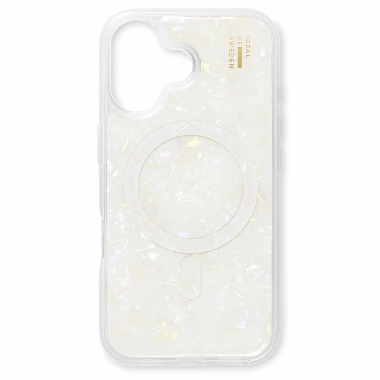 Ideal of Sweden Pearlised MagSafe Case White for iPhone 17