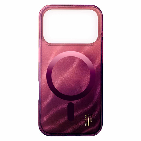 Ideal of Sweden Glitter Glow MagSafe Case Cherry Lacquer for iPhone 17 Pro Max