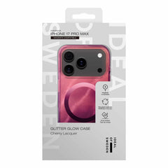 Ideal of Sweden Glitter Glow MagSafe Case Cherry Lacquer for iPhone 17 Pro Max