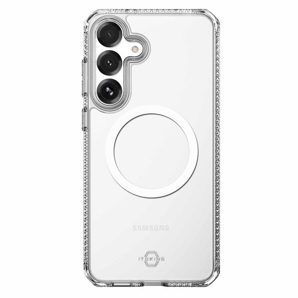 ITSKINS Hybrid_R Case w/Magnets Clear for Samsung Galaxy S25 FE