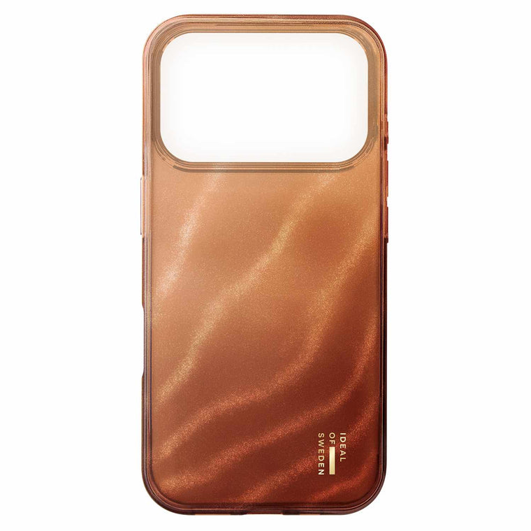 Ideal of Sweden Glitter Glow MagSafe Case Mocha Mousse for iPhone 17 Pro