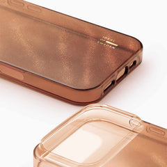 Ideal of Sweden Glitter Glow MagSafe Case Mocha Mousse for iPhone 17 Pro
