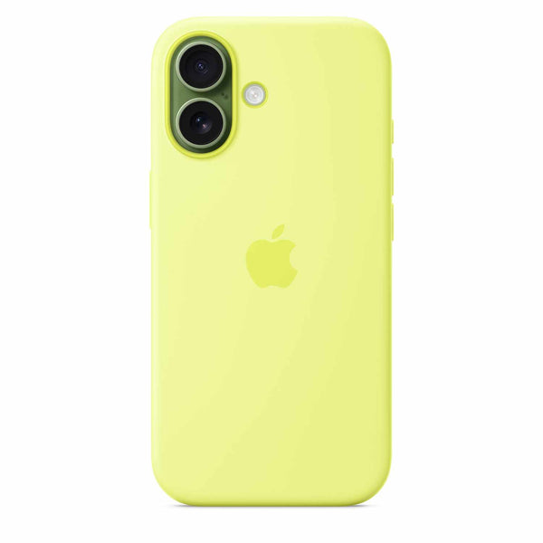 MGEV4ZMA Silicone Case with MagSafe iPhone 17 Neon Yellow