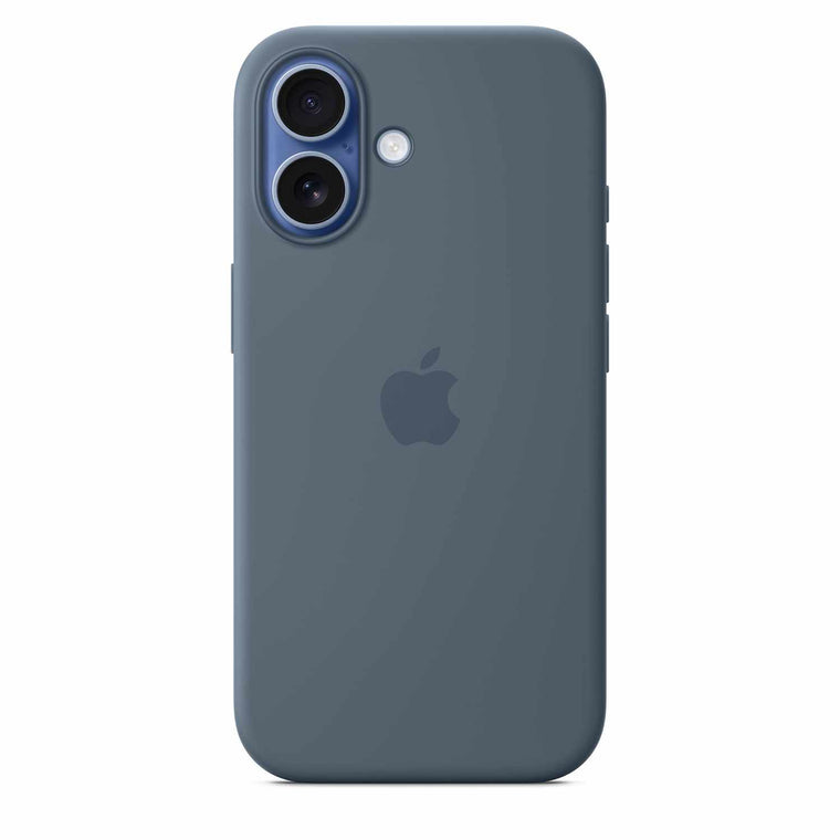 MGEW4ZMA Silicone Case with MagSafe iPhone 17 Anchor Blue