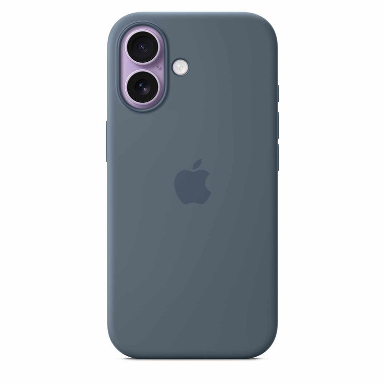 MGEW4ZMA Silicone Case with MagSafe iPhone 17 Anchor Blue