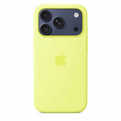 Apple Silicone Case with MagSafe Neon Yellow for iPhone 17 Pro