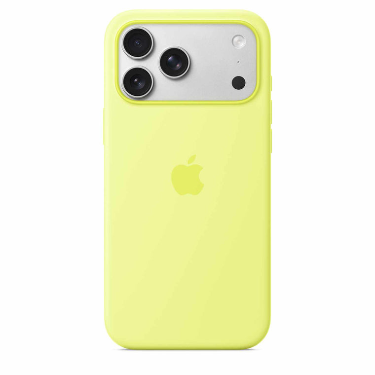 Apple Silicone Case with MagSafe Neon Yellow for iPhone 17 Pro Max