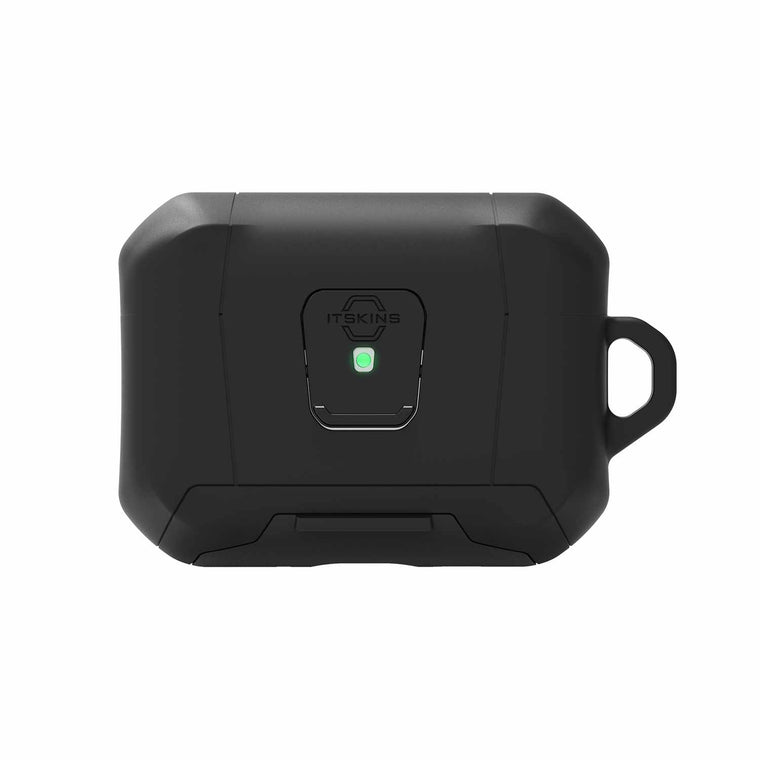 ITSKINS Hybrid Stand Pro Plain Black for AirPods Pro 3