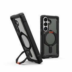 UAG Plasma XTE Rugged Kickstand Case w/Magnets Black/Orange for Samsung Galaxy S26