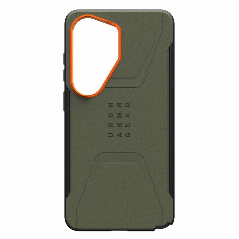 UAG Civilian Rugged Case w/Magnets Olive Drab/Orange for Samsung Galaxy S26 Ultra