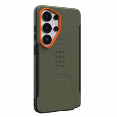 UAG Civilian Rugged Case w/Magnets Olive Drab/Orange for Samsung Galaxy S26 Ultra