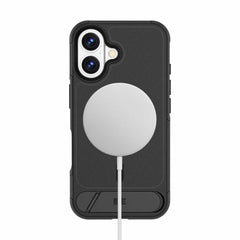 Blu Element Armour Ultra MagSafe w/Kickstand Case Black for iPhone 16