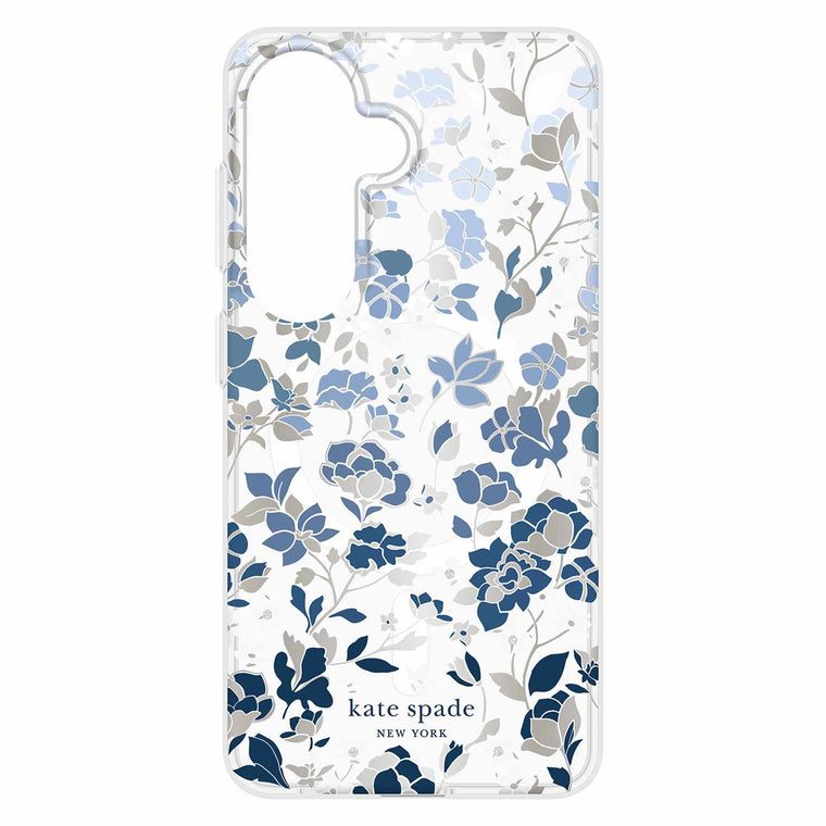 Kate Spade Protective Case w/Magnets Flowerbed Blue for Samsung Galaxy S26