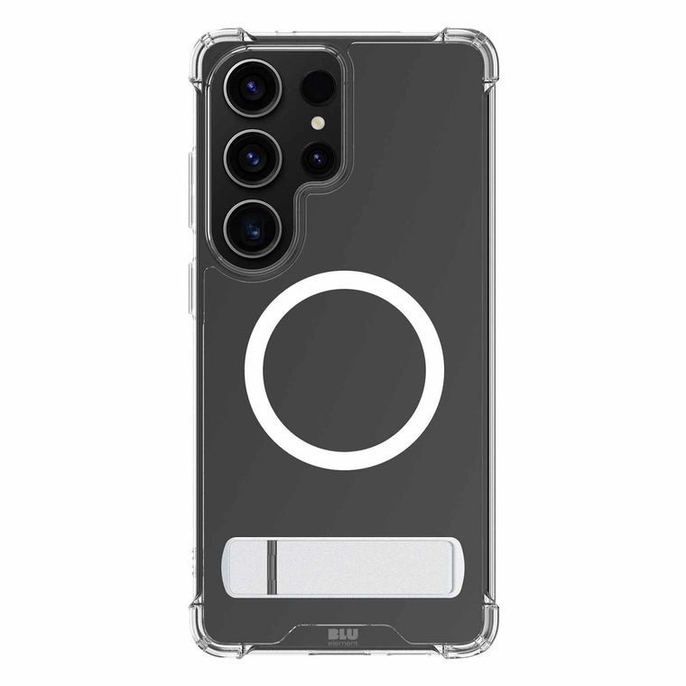 Blu Element Dropzone Rugged Kickstand Case w/Magnets Clear for Samsung Galaxy S26 Ultra