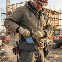 Blu Element Universal Phone Case Holster Pouch with Belt Clip M-L Black