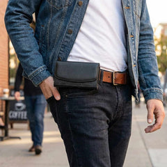 Blu Element Universal Phone Case with Belt Clip M-L Black