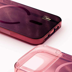 Ideal of Sweden Glitter Glow MagSafe Case Cherry Lacquer for iPhone 17 Pro