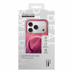 Ideal of Sweden Glitter Glow MagSafe Case Cherry Lacquer for iPhone 17 Pro