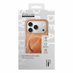 Ideal of Sweden Glitter Glow MagSafe Case Mocha Mousse for iPhone 17 Pro