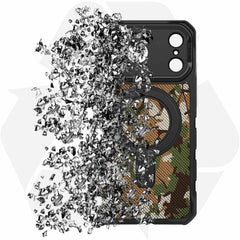 ITSKINS Supreme_R Stand Nylon MagSafe Case Camouflage Green for iPhone 17 Pro Max