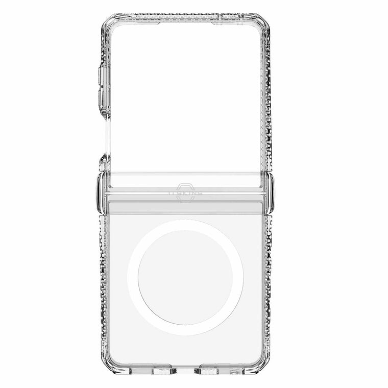 ITSKINS Hybrid_R Hinge Clear w/Magnets Case for Samsung Galaxy Z Flip8