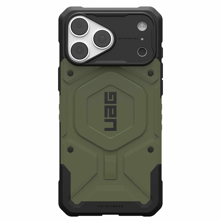 UAG Pathfinder MagSafe Rugged Case Olive Drab for iPhone 18 Pro Max/17 Pro Max