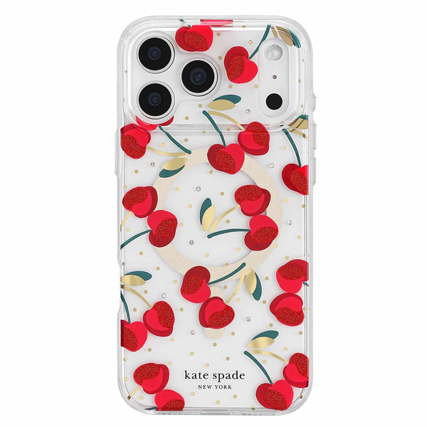 Kate Spade Protective MagSafe Case Cherry Dot for iPhone 18 Pro/17 Pro