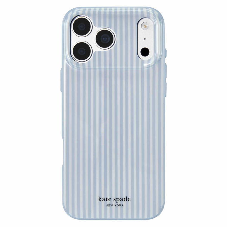 Kate Spade Protective MagSafe Case Stripe Diamond Blue for iPhone 18 Pro/17 Pro
