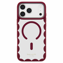 Kate Spade Scallop MagSafe Case Cherry Glaze for iPhone 18 Pro/17 Pro