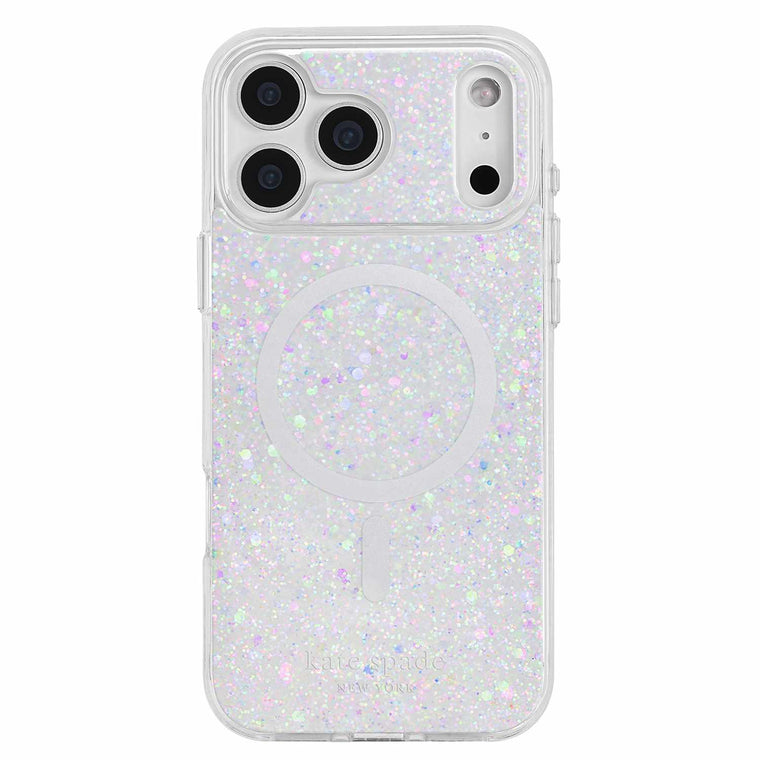 Kate Spade Protective MagSafe Case Chunky Glitter Iridescent for iPhone 18 Pro Max/17 Pro Max