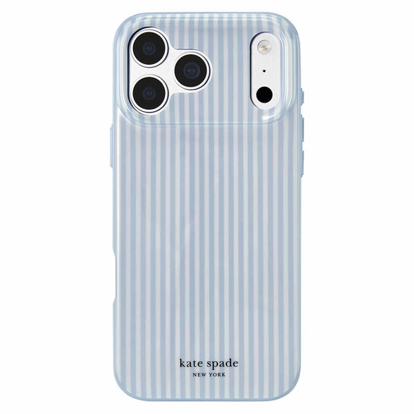 Kate Spade Protective MagSafe Case Stripe Diamond Blue for iPhone 18 Pro Max/17 Pro Max