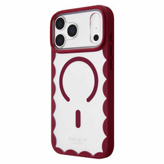 Kate Spade Scallop MagSafe Case Cherry Glaze for iPhone 18 Pro Max/17 Pro Max