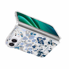 Kate Spade Protective MagSafe Case Flowerbed Blue for iPhone Duo