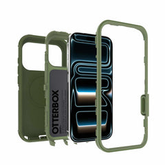 OtterBox Defender Pro MagSafe Case Halfwise Green for iPhone 18 Pro/17 Pro