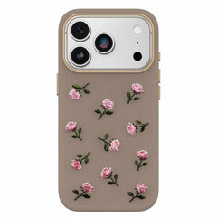 OtterBox Symmetry Cactus Leather Embroidery MagSafe Case Cottage Rose for iPhone 18 Pro/17 Pro