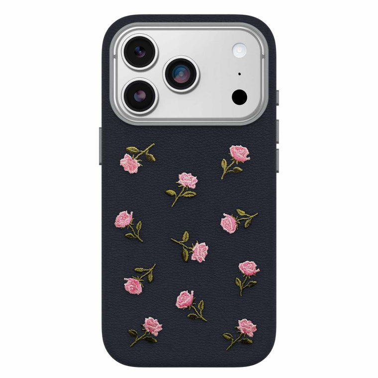 OtterBox Symmetry Cactus Leather Embroidery MagSafe Case Manor Bloom for iPhone 18 Pro/17 Pro