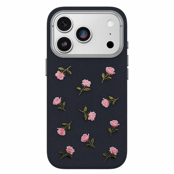 OtterBox Symmetry Cactus Leather Embroidery MagSafe Case Manor Bloom for iPhone 18 Pro/17 Pro
