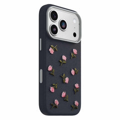 OtterBox Symmetry Cactus Leather Embroidery MagSafe Case Manor Bloom for iPhone 18 Pro/17 Pro