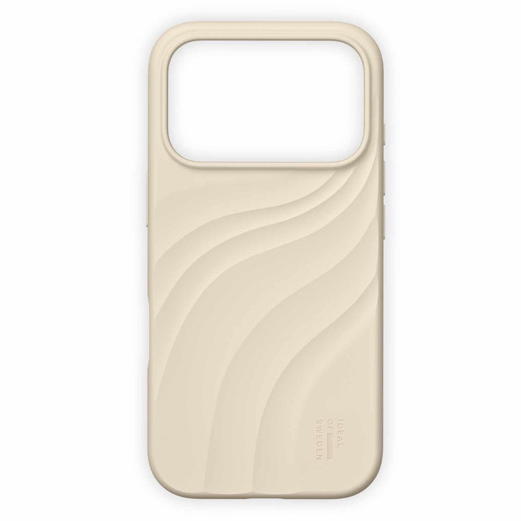 Ideal of Sweden Soft Swirl MagSafe Case Cloud Dancer for iPhone 18 Pro/17 Pro
