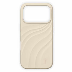 Ideal of Sweden Soft Swirl MagSafe Case Cloud Dancer for iPhone 18 Pro/17 Pro