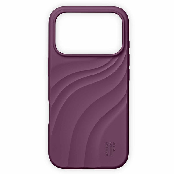Ideal of Sweden Soft Swirl MagSafe Case Velvet Plum for iPhone 18 Pro/17 Pro