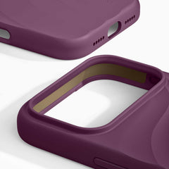 Ideal of Sweden Soft Swirl MagSafe Case Velvet Plum for iPhone 18 Pro/17 Pro